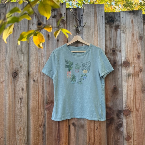 Sage Green Organic Cotton Plant Variety Graphic Tee 🌿 - Picture 4 of 7